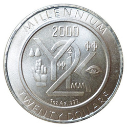 Millennium 1 uncja Srebra 1999