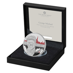 George Michael coloured 1 oz Silver 2024 Proof 