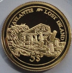 Atlantis 1/25 oz arany 2006 Proof