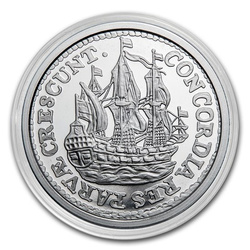 Países Bajos: Ship Shilling 1 oz Plata 2021 (Reedición)