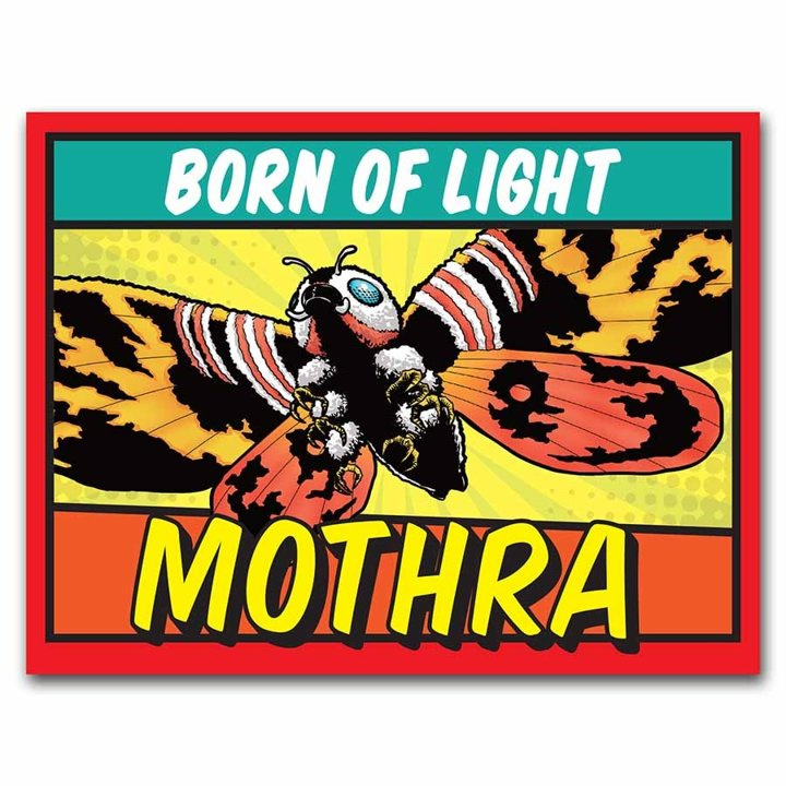 Niue: Godzilla vs Monsters - Mothra coloured 2 oz Silver 2023