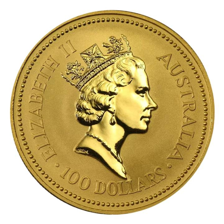 Perth Mint: Australian Nugget 1 oz Gold 1988