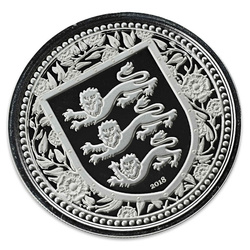 Gibraltar: Royal Arms of England 1 unce stříbra 2018