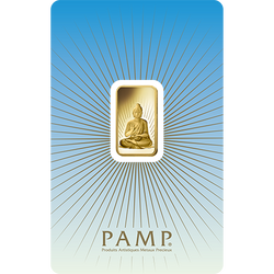 5 gram Goldbarren Pamp Suisse Religious Series (Buddha)