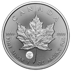 Canadian Maple Leaf 1 oz Silver 2027 Privy Mark Year of the Goat