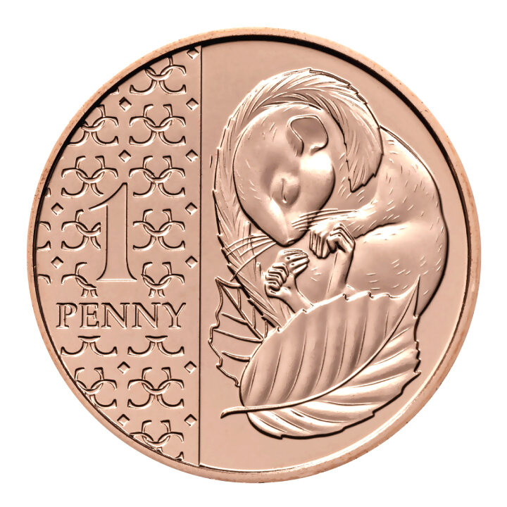 Serie de 13 monedas de cobre Reino Unido 2025