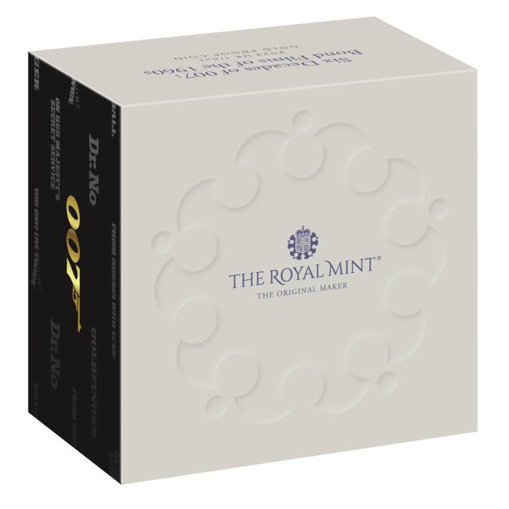 Bond Films of the 60s 1/4 oz Gold 2023 Proof