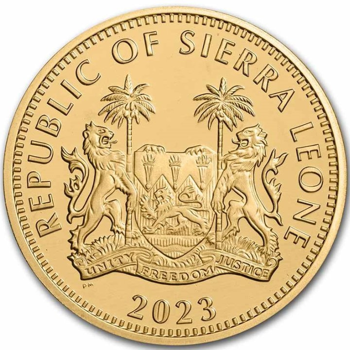 Sierra Leona: Dioses Egipcios - Isis 1 oz Plata 2023 Proof