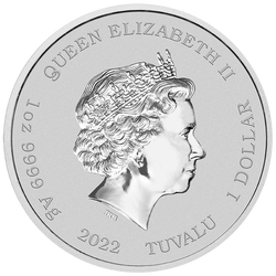 Tuvalu Homer Simpson 1 oz Plata 2022