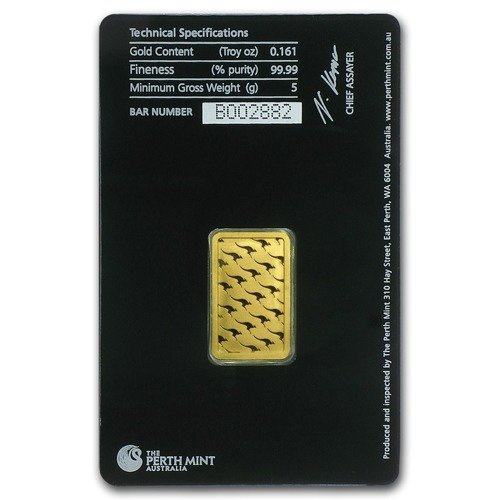 The Perth Mint: 5 grams Goldbarren LBMA GD Refiner