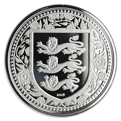 Gibraltar: Royal Arms of England 1 unce stříbra 2018