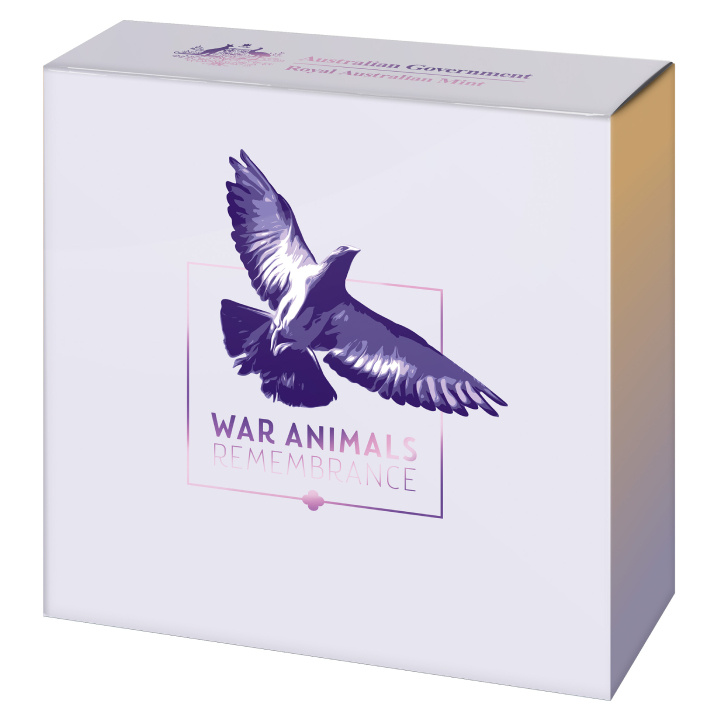 RAM: War Animals Remembrance coloured $2 Silver 2024 Proof "C" Mintmark