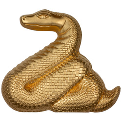 Mongólia: Fürge kígyó 1 uncia ezüst aranybevonatú 2025 Selyem érme