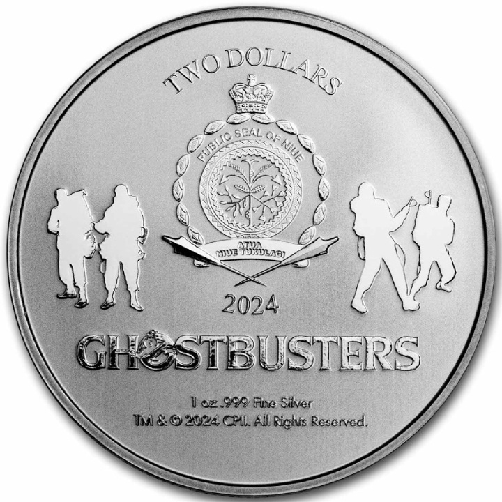 Niue: Ghostbusters - No Ghost Logo 1 oz Silber 2024