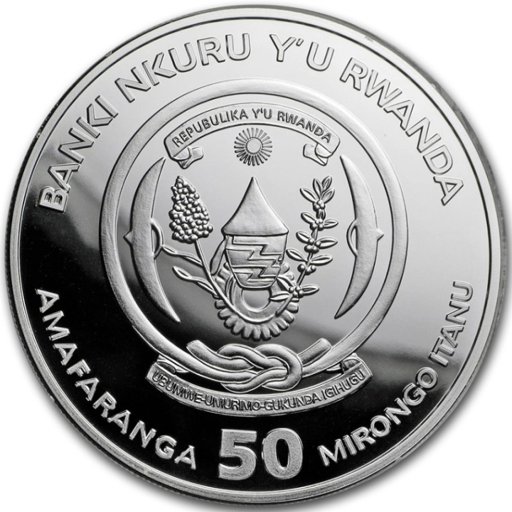 Rwanda: Nautical Ounce - Cutty Sark 1 uncja Srebra 2024 Proof