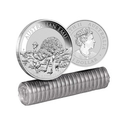 Australijski Emu 1 oz Silber 2023