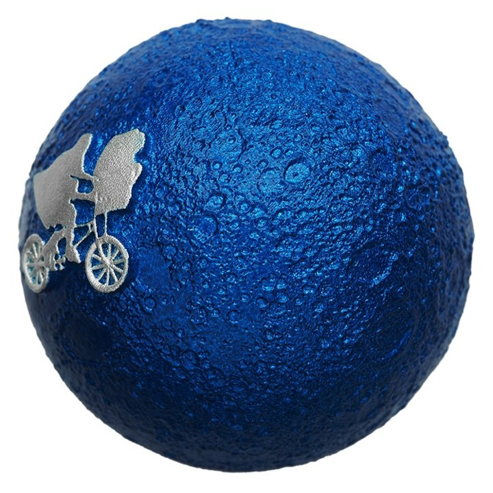 Niue: E.T. kolorowany - 40. rocznica filmu 1 uncja Srebra 2022 Bicycle Silhouette Moon Sphere Coin