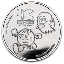 Niue: 40. výročí vzniku hry PAC-MAN 1 unce stříbra 2020 Proof