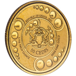 Ghana : Alien 1/10 once d'or 2023 Proof