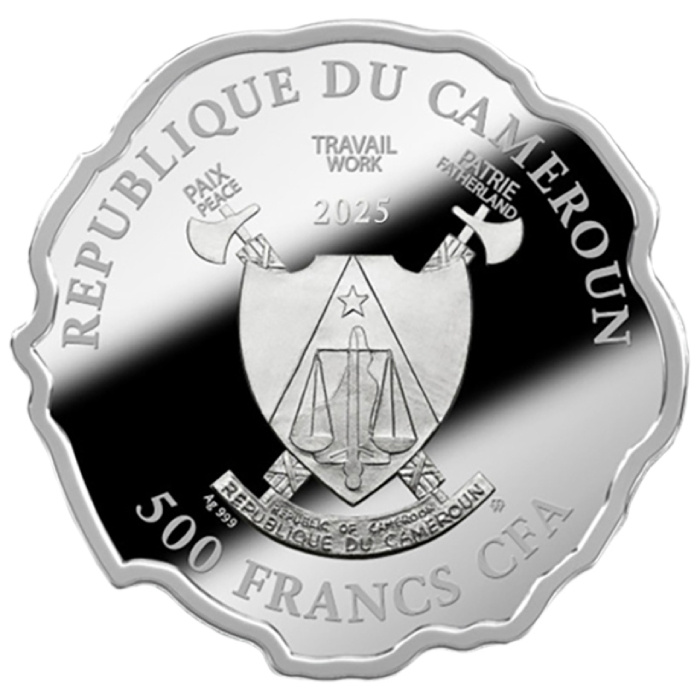 Camerún: Born to Be Happy moneda de plata de 1/2 onza coloreada 2025 Proof