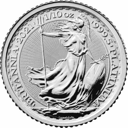 Britannia 1/10 oz Platino 2021