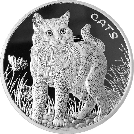 Fiji: Cats 1 oz Silber 2021