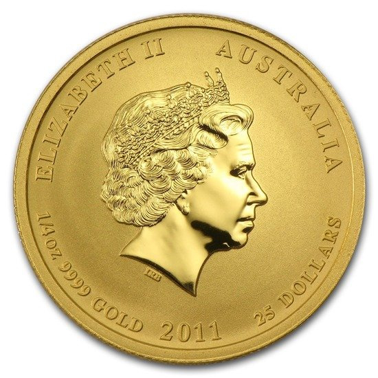 Lunar II: Jahr des Kaninchens 1/4 oz Gold 2011