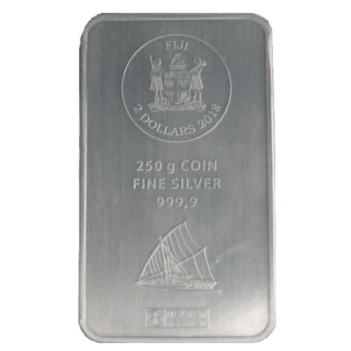 Fiji 250 gr Lingote de Plata Moneda 2018