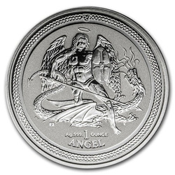 Isla de man Angel 1 oz Plata 2016 Reverse Proof