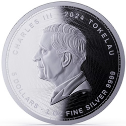 Tokelau: Magnum Opus 1 oz Plata 2024 Prooflike
