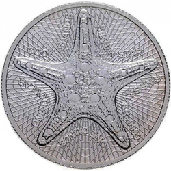 Islas Cook: Starfish 1 onza Plata 2019