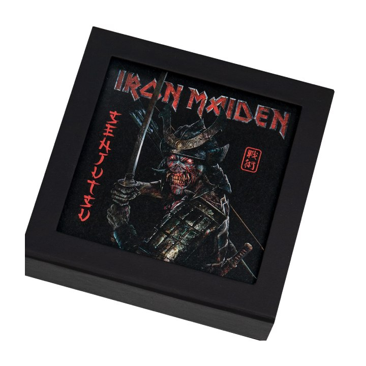 Isole Cook: Iron Maiden – Senjutsu colorato 2 once d'argento 2022 Proof Ultra High Relief