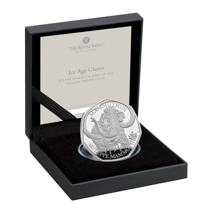 Tales of the Earth - Mamut de la Estepa 50p Srebro 2024 Proof