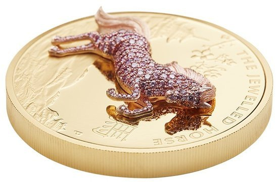 Diamentowy Koń 10 uncji Złota 2021 Proof