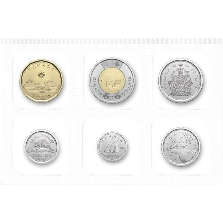 Set Canadá: Edición Coleccionista - Reina Isabel II 6 monedas 2023