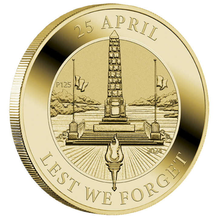 Anzac Day $1 Aluminium Bronze 2024 (coin in card)