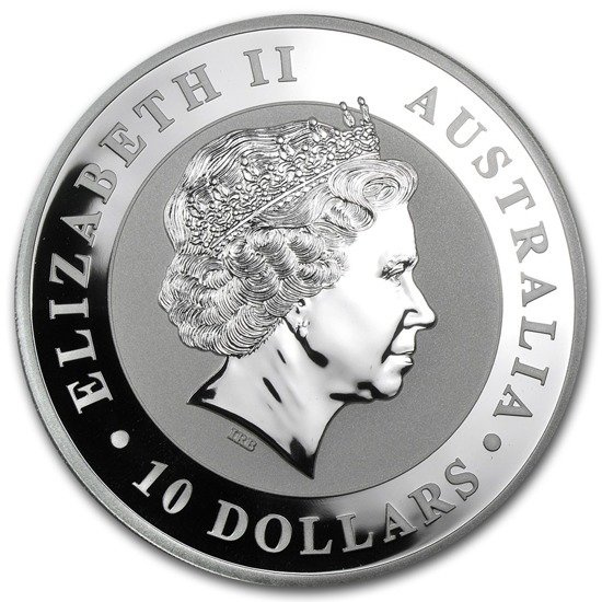 Kookaburra 10 oz Silber 2013