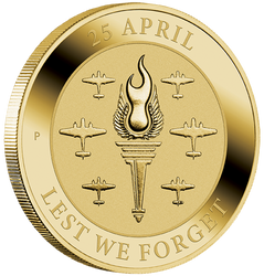 Anzac Day 13,5 grammos alumínium-bronz 2021