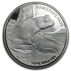 Żaba Hamiltona 1 uncja Srebra 2008 Proof