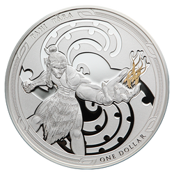 Ensemble de 2 pièces en argent Maui et la déesse du feu 2019 Proof