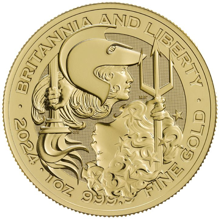 Britannia and Liberty 1 oz Oro 2024