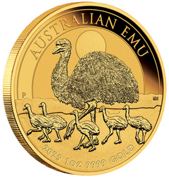 Emu australiano 1 oncia d'oro 2025