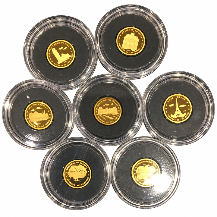 Monedă de aur aleasă aleatoriu 1 g de aur Au 999 Proof (certificat)