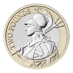 Set di 10 monete Her Majesty Queen Elizabeth Rame-nichel 2022