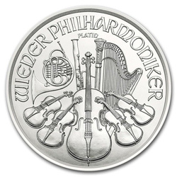 Wiedeński Filharmonik 1/25 uncji Platyny 2019