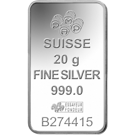 20 grammos ezüstrudak Pamp Suisse Rose