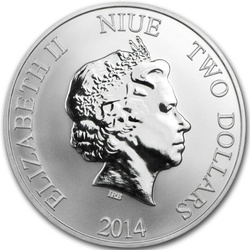 Niue: Tortuga Shire 1 oz Plata 2014