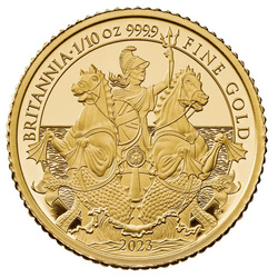 The Britannia 2023 UK Premium 3-Coin Gold Proof Set 