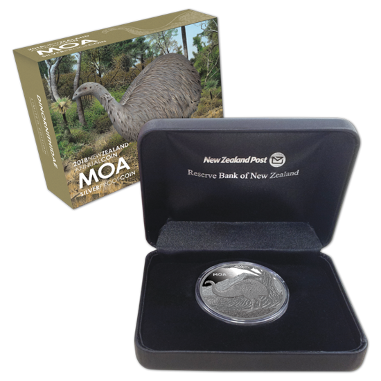 Moa 1 oz Plata 2018 Prueba