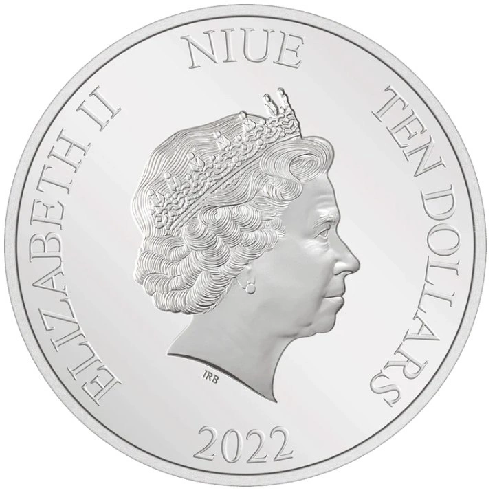 Niue: Il Signore degli Anelli - Il Monte Fato 3 once d'argento 2022 Finitura Antica